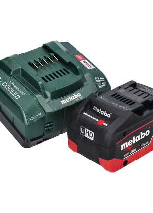 Metabo SSW 18 LTX 1450 BL Atornillador de impacto a batería 18 V 1450 Nm sin escobillas + 1x batería 5,5 Ah + cargador + metaBOX