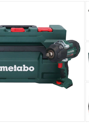 Metabo SSW 18 LTX 1450 BL Akku Schlagschrauber 18 V 1450 Nm Brushless + 1x Akku 8,0 Ah + metaBOX - ohne Ladegerät