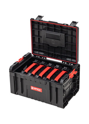 Maleta de herramientas Qbrick System PRO Toolbox 2.0 450 x 334 x 240 mm 19 l apilable IP54 + 5x DOS Organizadores Multi