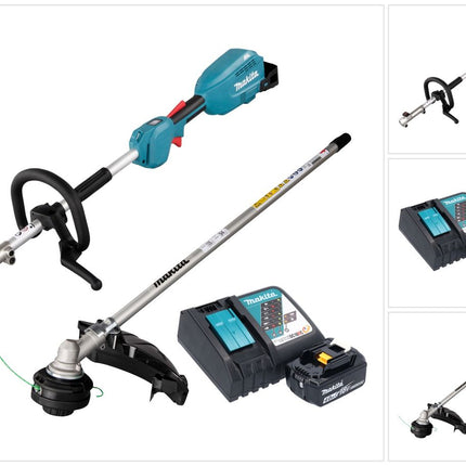 Multiherramienta sin cable Makita DUX 18 RMX1 18 V sin escobillas + 1x batería de 4,0 Ah + kit cargador