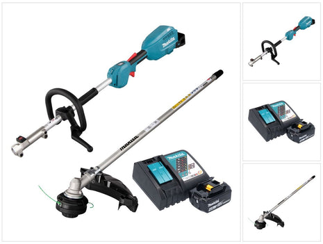 Unidad multifuncional de batería Makita DUX 18 RMX1 18 V sin escobillas + 1x batería 4,0 Ah + cargador