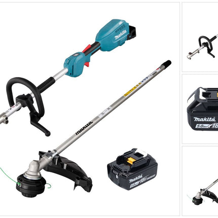 Herramienta multifunción sin escobillas Makita DUX 18 TX1 18 V + 1x batería 5,0 Ah - sin cargador