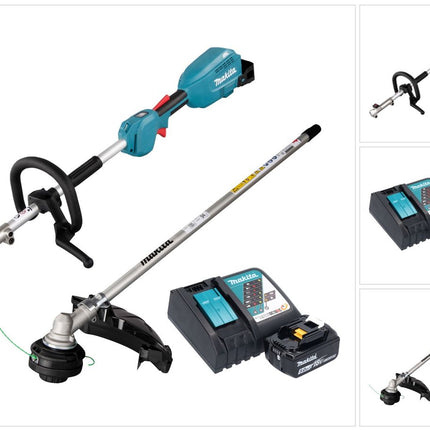 Multiherramienta sin cable Makita DUX 18 RTX1 18 V sin escobillas + 1x batería 5,0 Ah + cargador