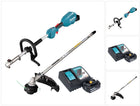 Unidad multifuncional de batería Makita DUX 18 RTX1 18 V sin escobillas + 1x batería 5,0 Ah + cargador