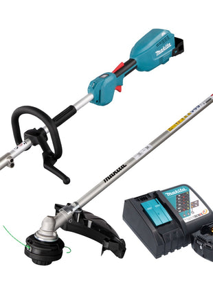 Unidad multifuncional de batería Makita DUX 18 RTX1 18 V sin escobillas + 1x batería 5,0 Ah + cargador