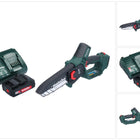 Metabo MS 18 LTX 15 Motosega a batteria 18 V 15 cm 5 m/s + 1x batteria 2,0 Ah + caricatore
