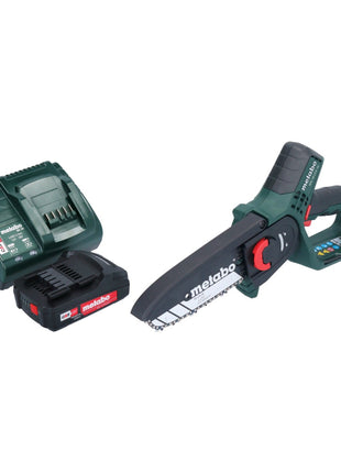 Metabo MS 18 LTX 15 Akku Gehölzsäge 18 V 15 cm 5 m/s + 1x Akku 2,0 Ah + Ladegerät