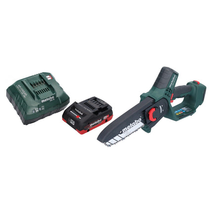 Metabo MS 18 LTX 15 sega da potatura a batteria 18 V 15 cm 5 m/s + 1x batteria ricaricabile 4,0 Ah + caricatore