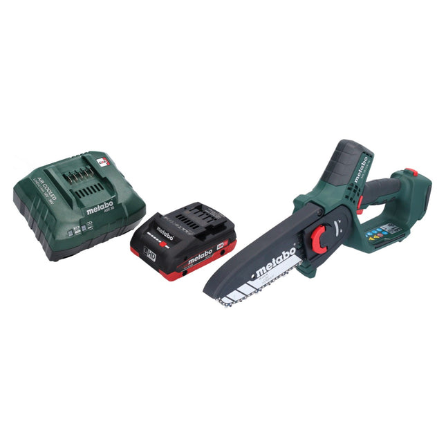 Metabo MS 18 LTX 15 cordless pruning saw 18 V 15 cm 5 m/s + 1x rechargeable battery 4.0 Ah + charger