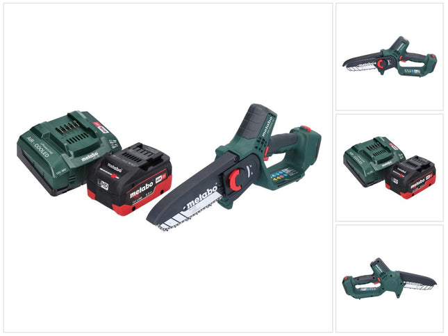 Metabo MS 18 LTX 15 cordless pruning saw 18 V 15 cm 5 m/s + 1x rechargeable battery 5.5 Ah + charger