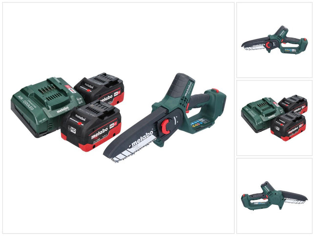 Metabo MS 18 LTX 15 cordless pruning saw 18 V 15 cm 5 m/s + 2x rechargeable battery 5.5 Ah + charger