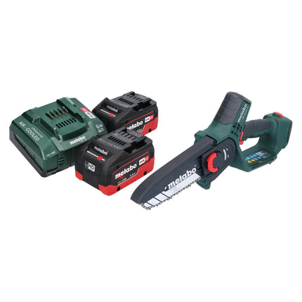 Metabo MS 18 LTX 15 cordless pruning saw 18 V 15 cm 5 m/s + 2x rechargeable battery 5.5 Ah + charger