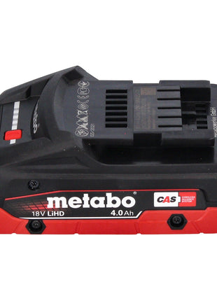 Metabo WVB 18 LTX BL 15-125 Quick Meuleuse d'angle sans fil 18 V 125 mm Brushless + 1x batterie 4,0 Ah + metaBOX - sans chargeur