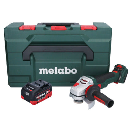 Metabo WVB 18 LTX BL 15-125 Quick cordless angle grinder 18 V 125 mm brushless + 1x rechargeable battery 5.5 Ah + metaBOX - without charger