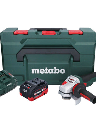 Metabo WVB 18 LTX BL 15-125 Quick Akku Winkelschleifer 18 V 125 mm Brushless + 1x Akku 5,5 Ah + Ladegerät + metaBOX