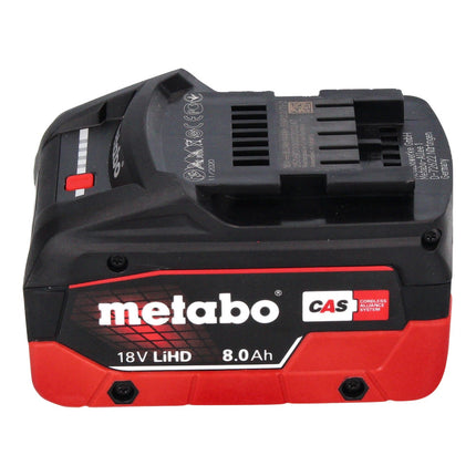 Metabo WVB 18 LTX BL 15-125 Quick cordless angle grinder 18 V 125 mm brushless + 1x rechargeable battery 8.0 Ah + metaBOX - without charger