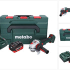 Metabo WVB 18 LTX BL 15-125 Quick cordless angle grinder 18 V 125 mm brushless + 1x rechargeable battery 8.0 Ah + charger + metaBOX