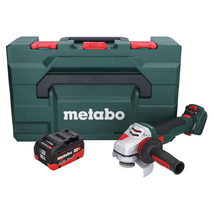Metabo WVB 18 LTX BL 15-125 Quick cordless angle grinder 18 V 125 mm brushless + 1x rechargeable battery 10.0 Ah + metaBOX - without charger