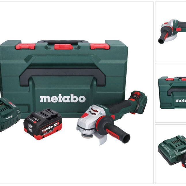 Metabo WVB 18 LTX BL 15-125 Quick cordless angle grinder 18 V 125 mm brushless + 1x rechargeable battery 10.0 Ah + charger + metaBOX