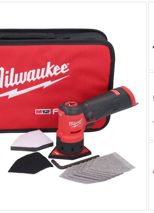 Amoladora puntual a batería Milwaukee M12 FDSS-0B 12 V 88,8 x 63,5 mm Solo (4933479680) - sin batería, sin cargador