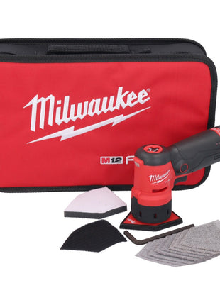 Milwaukee Milwaukee M12 FDSS-0B Ponceuse delta sans fil 12 V 88,8 x 63,5 mm Solo ( 4933479680 ) - sans batterie, sans chargeur de batterie