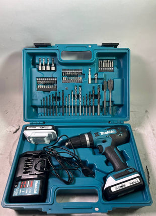 Makita HP 488 DAEX1 Akku Schlagbohrschrauber 18 V 42 Nm G Serie 2x Akku 2 0 Ah Ladegeraet Zubehoerset Koffer Unvollstaendig 1 - toolbrothers