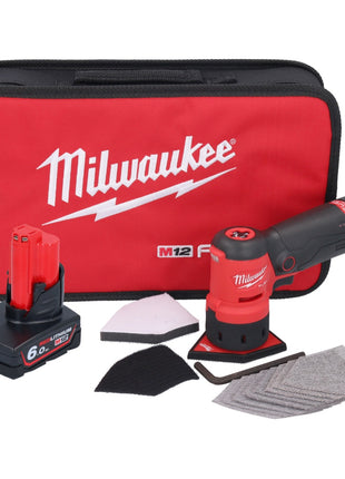 Amoladora puntual a batería Milwaukee M12 FDSS-601B 12 V 88,8 x 63,5 mm + 1x batería 6,0 Ah - sin cargador