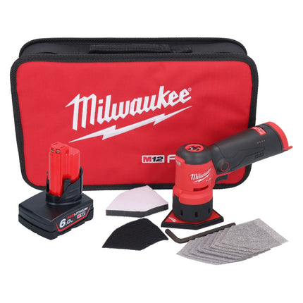 Amoladora puntual a batería Milwaukee M12 FDSS-601B 12 V 88,8 x 63,5 mm + 1x batería 6,0 Ah - sin cargador