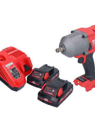 Llave de impacto a batería Milwaukee M18 FHIWF12-302 18 V 1356 Nm 1/2" sin escobillas + 2x baterías 3,0 Ah + cargador