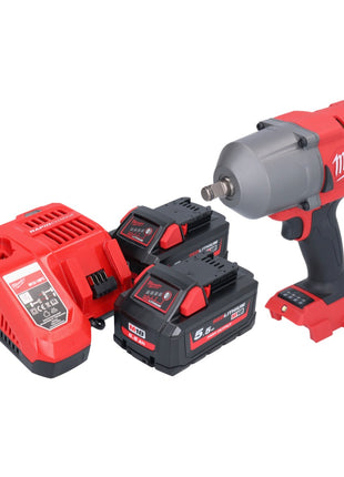 Clé à chocs sans fil Milwaukee M18 FHIWF12-552 18 V 1356 Nm 1/2" brushless + 2x batterie 5,5 Ah + chargeur