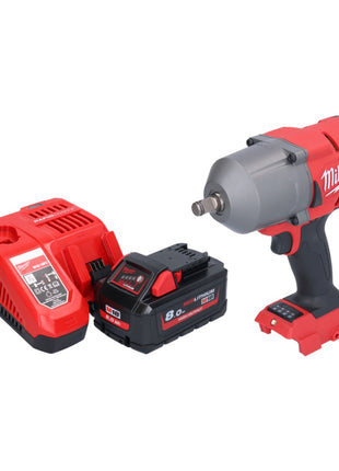 Milwaukee M18 FHIWF12-801 atornillador de impacto inalámbrico 18 V 1356 Nm 1/2" sin escobillas + 1x batería 8,0 Ah + cargador