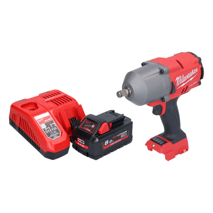Milwaukee M18 FHIWF12-801 atornillador de impacto inalámbrico 18 V 1356 Nm 1/2" sin escobillas + 1x batería 8,0 Ah + cargador
