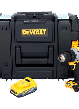 Taladro atornillador inalámbrico DeWalt DCD 800 NT 18 V 90 Nm sin escobillas + 1x batería 1,7 Ah + TSTAK - sin cargador