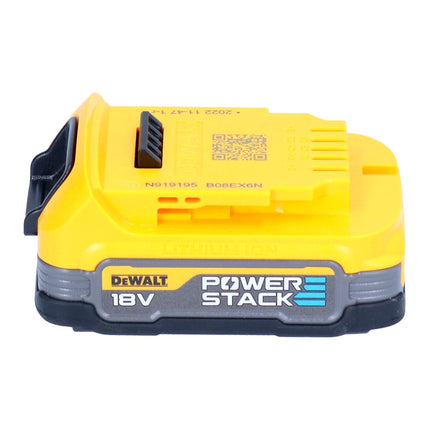 Taladro atornillador inalámbrico DeWalt DCD 800 NT 18 V 90 Nm sin escobillas + 1x batería 1,7 Ah + TSTAK - sin cargador