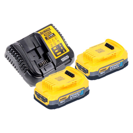 Taladro atornillador inalámbrico DeWalt DCD 800 E2T 18 V 90 Nm sin escobillas + 2x baterías 1,7 Ah + cargador + TSTAK