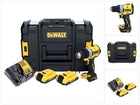 Perceuse-visseuse sans fil DeWalt DCD 800 D2T 18 V 90 Nm sans balais + 2x batteries 2,0 Ah + chargeur + TSTAK