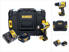 Taladro atornillador inalámbrico DeWalt DCD 800 M1T 18 V 90 Nm sin escobillas + 1x batería 4,0 Ah + cargador + TSTAK