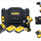 Taladro atornillador inalámbrico DeWalt DCD 800 H2T 18 V 90 Nm sin escobillas + 2x baterías 5,0 Ah + cargador + TSTAK
