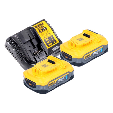 Taladro atornillador inalámbrico DeWalt DCD 800 H2T 18 V 90 Nm sin escobillas + 2x baterías 5,0 Ah + cargador + TSTAK