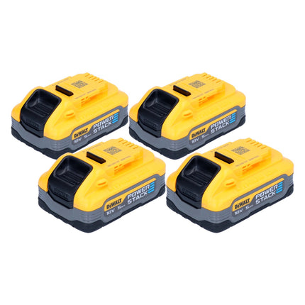 DeWalt DCBP 518 H4 battery set 4x Powerstack battery 18 V 5.0 Ah / 5000 mAh XR Li-Ion - with charge level indicator