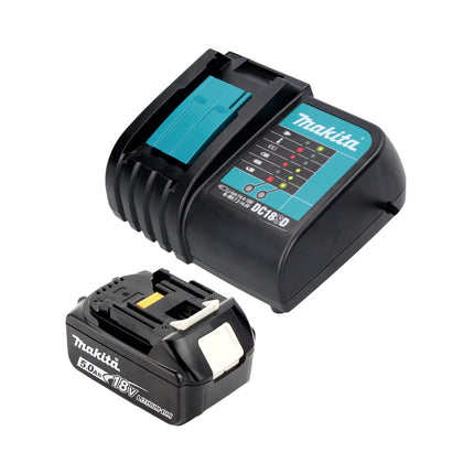 Makita DCM 501 RT Macchina da caffè a batteria portatile + 1x batteria 5,0 Ah e caricabatterie