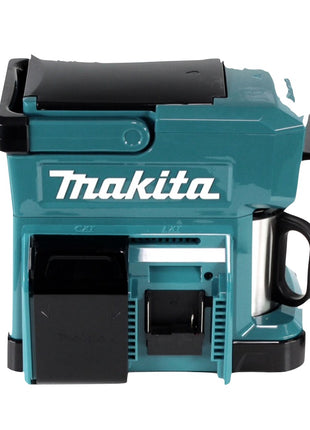 Cafetera Makita DCM 501 RT a batería, portátil + 1 batería de 5,0 Ah y cargador