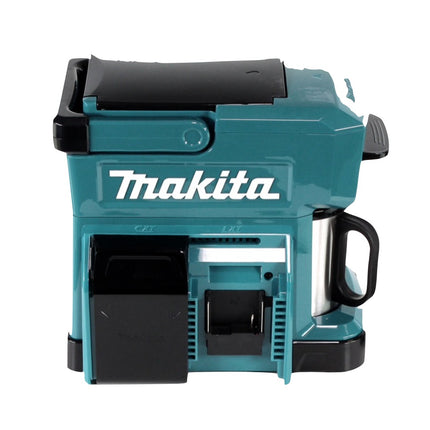 Makita DCM 501 RT Macchina da caffè a batteria portatile + 1x batteria 5,0 Ah e caricabatterie