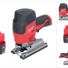 Milwaukee M12 JS-201 cordless jigsaw 12 V + 1x rechargeable battery 2.0 Ah - without charger