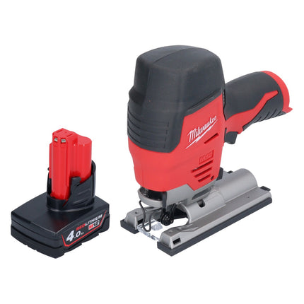 Milwaukee M12 JS-401 cordless jigsaw 12 V + 1x battery 4.0 Ah - without charger