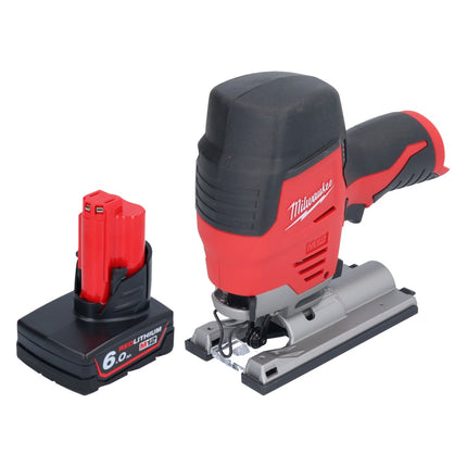 Milwaukee M12 JS-601 cordless jigsaw 12 V + 1x rechargeable battery 6.0 Ah - without charger