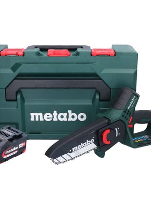 Sierra para madera a batería Metabo MS 18 LTX 15 18 V 15 cm 5 m/s + 1x batería 4,0 Ah + metaBOX - sin cargador