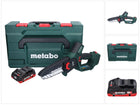 Sierra para madera a batería Metabo MS 18 LTX 15 18 V 15 cm 5 m/s + 1x batería 4,0 Ah + metaBOX - sin cargador