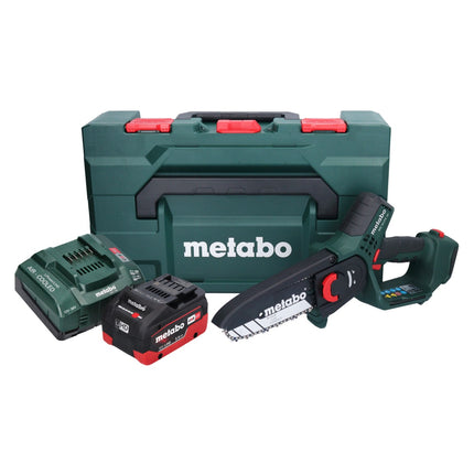 Metabo MS 18 LTX 15 sega da potatura a batteria 18 V 15 cm 5 m/s + 1x batteria ricaricabile 5,5 Ah + caricatore + metaBOX