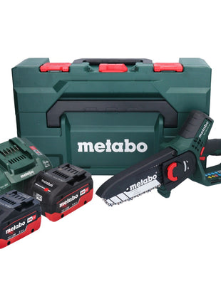 Metabo MS 18 LTX 15 sierra para madera a batería 18 V 15 cm 5 m/s + 2x batería 5,5 Ah + cargador + metaBOX